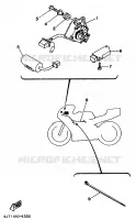 PARTIE ELECTRIQUE 1 pour Yamaha TZ 1997