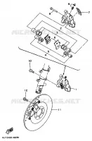 ETRIER DE FREIN AVANT pour Yamaha TZ 1998
