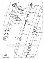 FOURCHE pour Yamaha TZ 1998