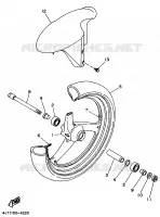 ROUE AVANT pour Yamaha TZ 1998