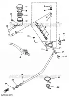 MAITRE CYLINDRE AVANT pour Yamaha TZ 1998