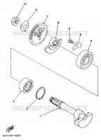 ARBRE INTERMEDIAIRE pour Yamaha TZ 1998