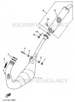 ECHAPPEMENT pour Yamaha TZ 1998