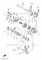 BARILLET DE SELECTION / FOURCHETTES pour Yamaha TZ 1996