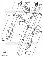 FOURCHE pour Yamaha TZ 1996