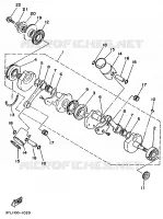 VILEBREQUIN / PISTON pour Yamaha TZ 1996