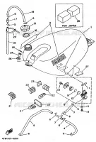 RESERVOIR A ESSENCE pour Yamaha TZ 1996