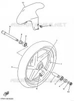 ROUE AVANT pour Yamaha TZ 1996