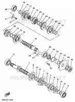 TRANSMISSION pour Yamaha TZ 1996