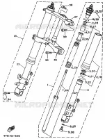 FOURCHE pour Yamaha TZ 1996