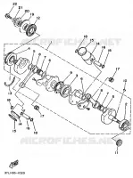 VILEBREQUIN / PISTON pour Yamaha TZ 1996