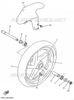 ROUE AVANT pour Yamaha TZ 1996