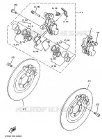 ETRIER DE FREIN AVANT pour Yamaha TZ 1996