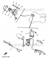 PARTIE ELECTRIQUE 1 pour Yamaha TZ 1996