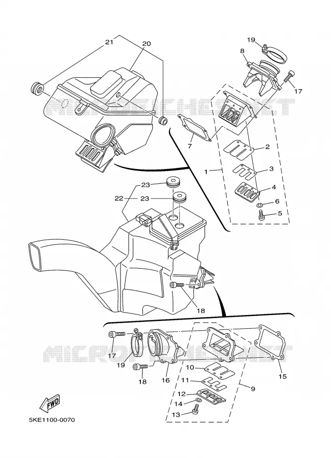 ADMISSION Yamaha MOTO 250 2000 TZ  TZ250