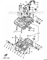 CARTER MOTEUR pour Yamaha TZ 1986