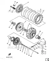 EMBRAYAGE DE DEMARREUR pour Yamaha TZ 1986