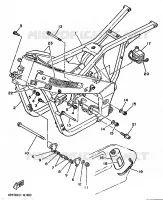 CADRE pour Yamaha TZ 1986