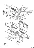 BRAS ARRIERE pour Yamaha TZ 1986