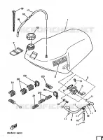 RESERVOIR A ESSENCE pour Yamaha TZ 1986