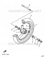 ROUE AVANT pour Yamaha TZ 1986