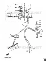 MAITRE CYLINDRE AVANT pour Yamaha TZ 1986