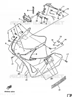CARENAGES 1  pour Yamaha TZ 1986