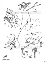 PARTIE ELECTRIQUE 1 pour Yamaha TZ 1986