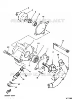 POMPE A EAU pour Yamaha TZ 1986