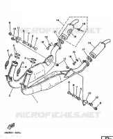 ECHAPPEMENT pour Yamaha TZ 1986