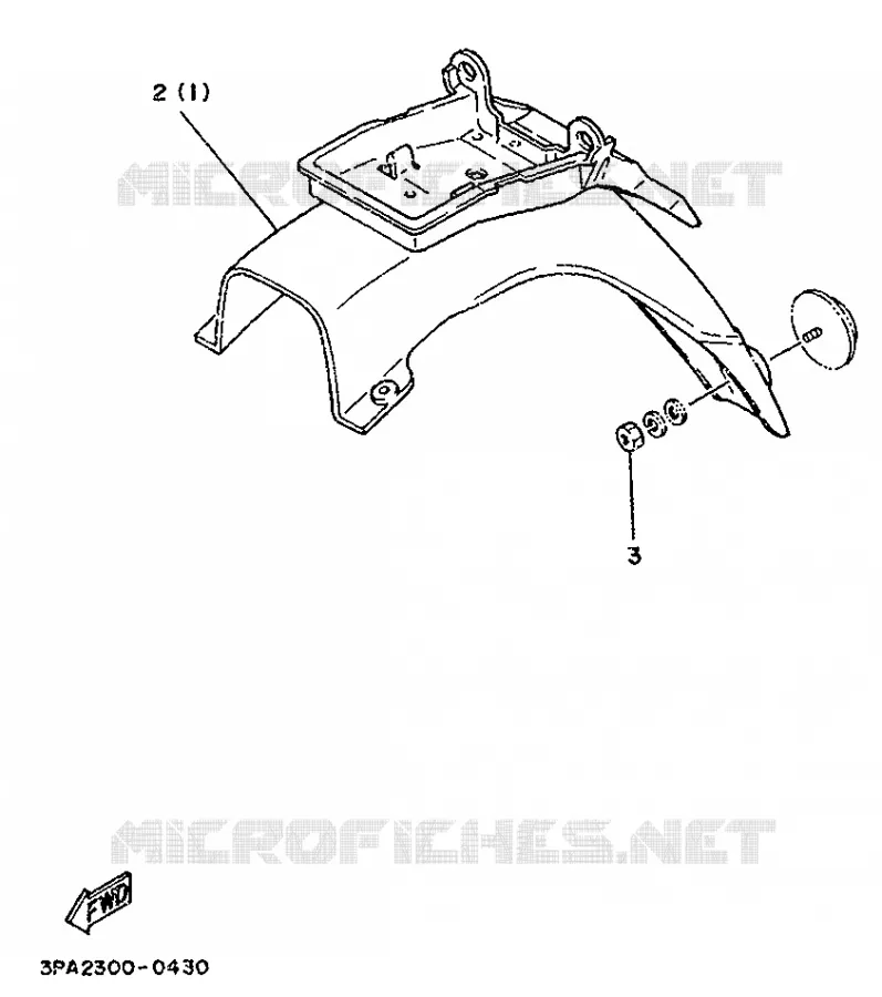 PIÈCES OPTIONNELLES - PARTIE CYCLE Yamaha MOTO 125 1991 TZR  TZR125