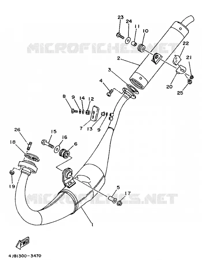 ALTERNATIVE ECHAPPEMENT Yamaha MOTO 125 1993 TZR  TZR125