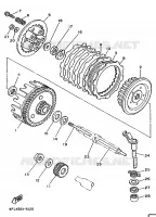 EMBRAYAGE DE DEMARREUR pour Yamaha TZR 1997