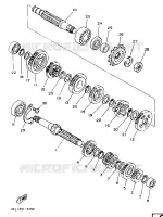 TRANSMISSION pour Yamaha TZR 1997