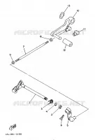 AXE DE SELECTEUR / PEDALE pour Yamaha TZR 1997