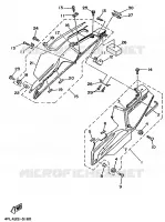 COUVERCLE LATERAL pour Yamaha TZR 1997
