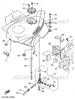 RESERVOIR A ESSENCE pour Yamaha TZR 1997