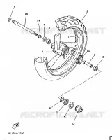 ROUE AVANT pour Yamaha TZR 1997