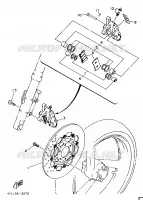 ETRIER DE FREIN AVANT pour Yamaha TZR 1997