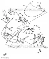 CARENAGES 1  pour Yamaha TZR 1997