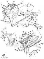 CARENAGES 2 pour Yamaha TZR 1997