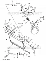 RADIATEUR / DURITES pour Yamaha TZR 1997