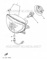 PHARE  pour Yamaha TZR 1997