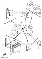 PARTIE ELECTRIQUE 1 pour Yamaha TZR 1997