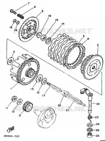 EMBRAYAGE DE DEMARREUR pour Yamaha TZR 1989