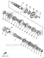 TRANSMISSION pour Yamaha TZR 1989