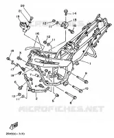 CADRE pour Yamaha TZR 1989
