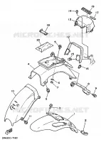 GARDE BOUE pour Yamaha TZR 1989