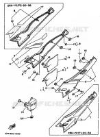COUVERCLE LATERAL pour Yamaha TZR 1989