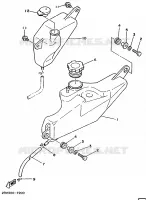 RESERVOIR D'HUILE pour Yamaha TZR 1989